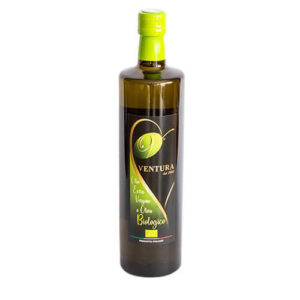 bottiglia olio extravergine di oliva ventura da 750 ml biologico